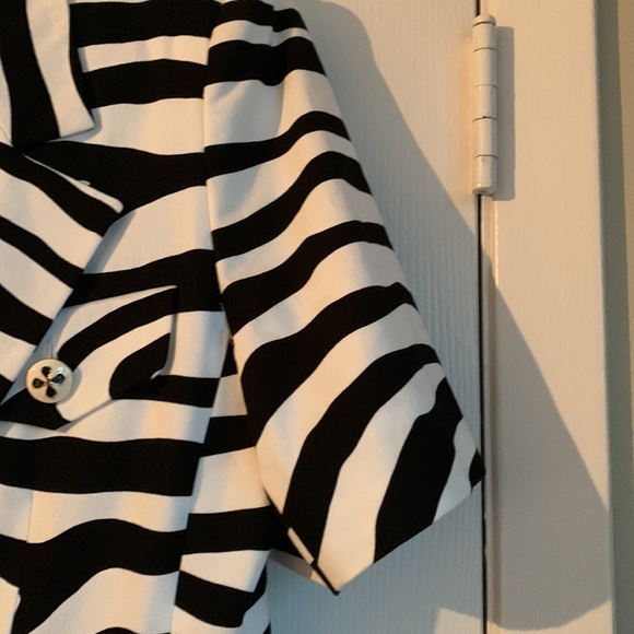Escada Zebra Print Cotton Stretch Blazer - Picture 4 of 6